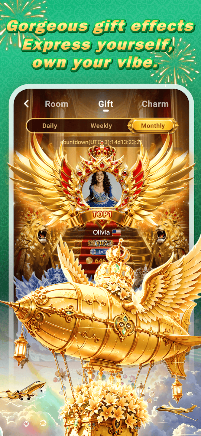 Gorgeous gift effects and rankings in Tafi Star